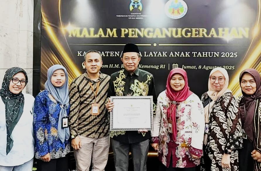 Bondowoso Raih Penghargaan Kabupaten Layak Anak (KLA) Tingkat Nindya Tahun 2025
