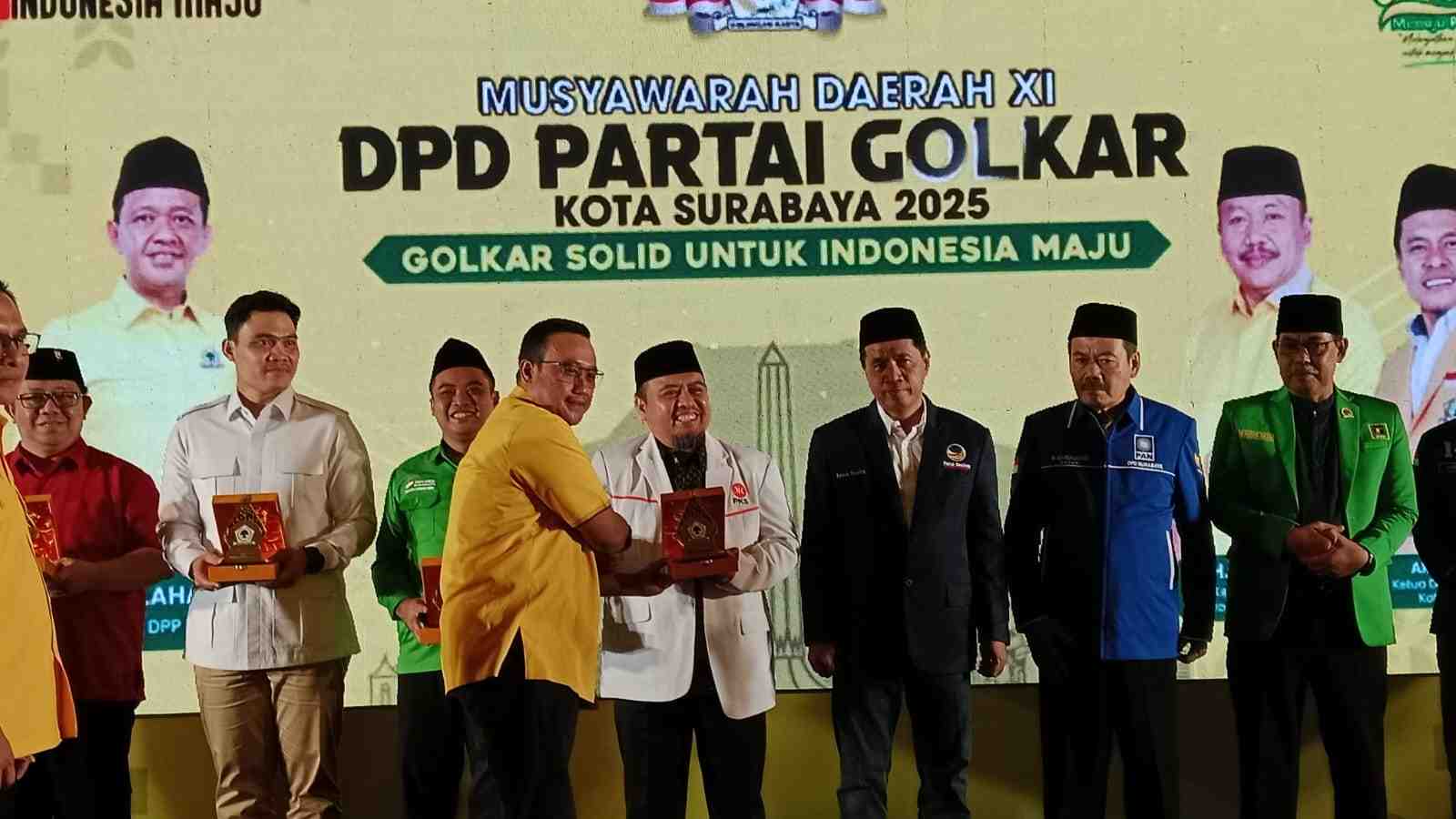 Musda XI DPD Golkar Kota Surabaya Jadi Ajang Buka Kenangan Para Tokoh