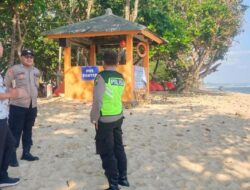 Ciptakan Rasa Aman Terhadap Wisatawan Polres Malang Gelar Patroli Pantai