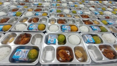 FT. Penyaluran program makan bergizi gratis (MBG) di Kabupaten Malang (MemoX/nif).