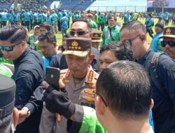 Dihadapan Ribuan Ojol se- Jatim Kapolri Berharap Driver Ojol Sebagai Pionir Pencegah Kejahatan