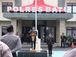 Polisi Resor Batu Gelar Upacara Peringatan Hari Pahlawan 10 November