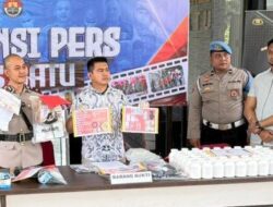 Satreskoba Polres Batu Sita 227 Gram Sabu, Ribuan Pil Koplo dengan 6 Tersangka