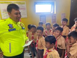 Satlantas Polres Malang Gencar Edukasi Siswa SD Pentingnya Tertib Berlalu Lintas