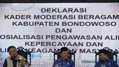 Bondowoso Gelar Sosialisasi PAKEM dan Deklarasi Moderasi Beragama