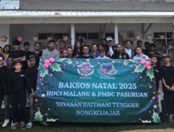 Sambut Natal 2025, HDCI Malang Salurkan Paket Sembako ke Lembaga Kesejahteraan Sosial Anak Kristen Tengger