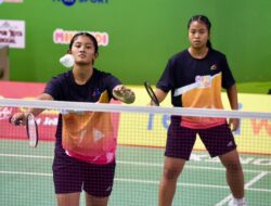 wondr by BNI Kejurnas PBSI 2025,Gadis/Asah Atlet Jatim Taklukkan Atlet Badminton Sumut 2 Set Langsung