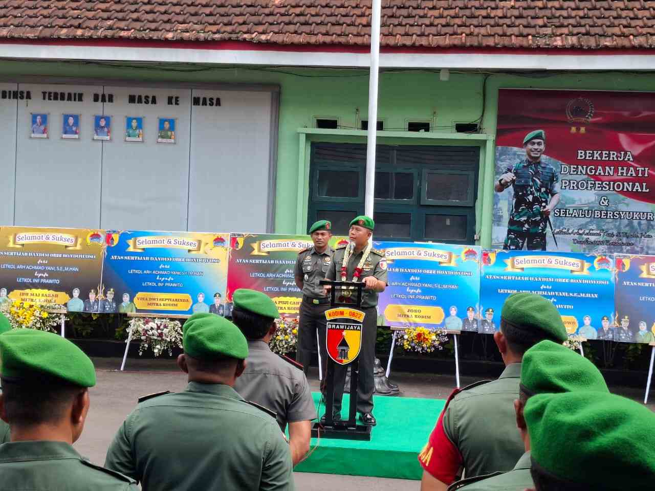 Gelar Apel Kehormatan, Letkol Inf Prawito Resmi Jabat Dandim Kodim 0822 Bondowoso