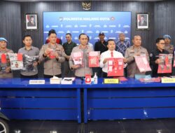 Awal Tahun 2026, Polresta Malang Kota Amankan 1,3Kg Sabu, dan 20 Tersangka