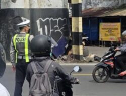 Satlantas Polresta Malang Kota Siagakan Anggota Dititik Rawan Kemacetan