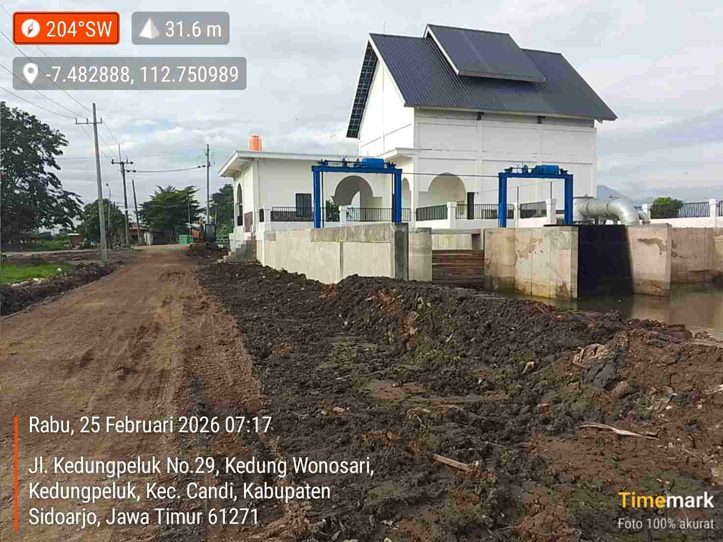 Pejabat Dinas PU BM SDA Ancam Tolak BAST Rumah Pompa Kedungpeluk Sidoarjo