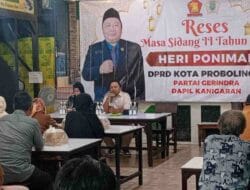 Reses Wakil Rakyat, Infrastruktur Masih Mendominasi Aspirasi Warga Kota Probolinggo