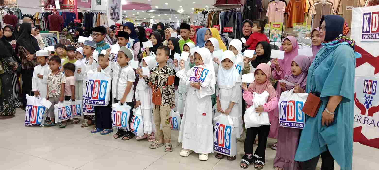 Peduli Sesama, KDS Ajak Belanja Bersama Yatim Piatu