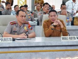 Jaga Kondusifitas Idulfitri 2026 Polresta Malang Kota Gelar Rakor Lintas Sektoral Bersama Wali Kota Malang