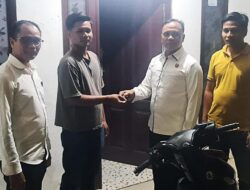 Kapolresta Malang Kota Perintahkan Reskrim Antar Kendaraan Korban Curanmor ke Rumah Korban