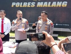 Polres Malang Ungkap 26 Kasus Curanmor dengan 38 Motor Berhasil Disita