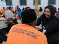 Jelang Lebaran Lapas Malang Ajak Keluarga Warga Binaan Buka Puasa Bersama