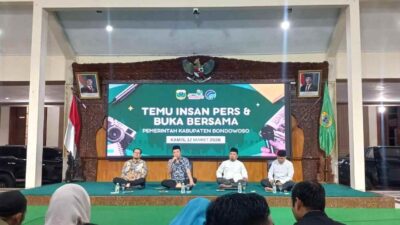 Buka Bersama Insan Pers, Pemkab Bondowoso Perkuat Komunikasi Publik