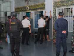 Perketat Pengamanan Setiap Blok Hunian, Lapas Kelas 1 Malang Gelar Razia Gabungan
