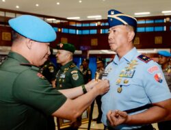 Danlanud Abd Saleh Terima Brevet Setia Waspada Pengamanan VVIP