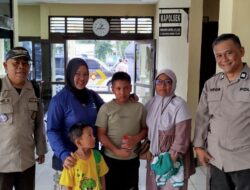 Sempat Hilang Anak di Kota Malang Ditemukan Selamat Berkat Respon Cepat Pihak Kepolisian