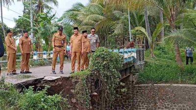 embatan Ambles di Prajekan, Pemkab Bondowoso Siapkan Penanganan Sementara