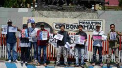 Aksi Solidaritas di Gerbong Maut Bondowoso, Jurnalis Desak RI Selamatkan Wartawan di Gaza