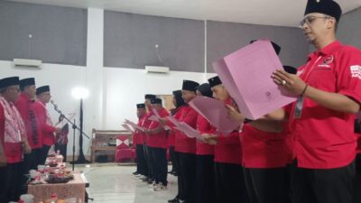 Lima PAC PDIP Kota Probolinggo Dilantik, Wajib Miliki Media Sosial