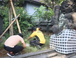 Sambut Hari Bhayangkara ke-80 Tahun 2026, Polres Malang Bersihkan Pura Kendalisodo