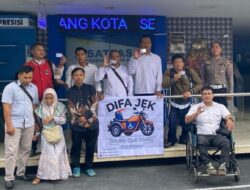 Sambut 1 Juli Satlantas Polresta Malang Kota Berikan Layanan Pembuatan SIM Difabel Driver Ojol