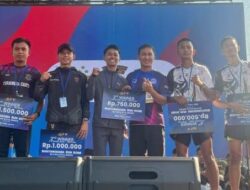 Raih Juara 3 di Bhayangkara Run Blitar Series 2026 Bripda Ali Topan Dihargai Uang Pembinaan Rp 750 Ribu Rupiah