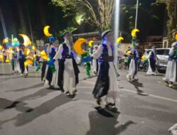Ribuan Pelajar Meriahkan Pawai Lampion Sambut Tahun Baru Islam 1448 Hijriah di Bondowoso