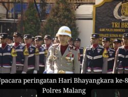 Kapolres Malang : Keamanan Butuh Sinergi Semua Elemen