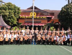 253 Personel dan Warga Berprestasi Menerima Piagam Penghargaan Kapolres Malang