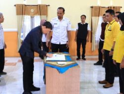 Tujuh Parpol di Kota Probolinggo Tandatangani BAST Banpol