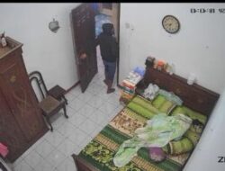 Terekam CCTV, Pencuri Rumah Warga Diringkus Polisi Resor Malang