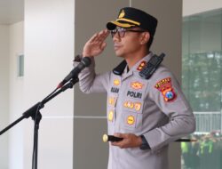 Kapolres Malang Pimpin Apel Pengamanan Jelang Pertandingan Uji Coba RANS Nusantara FC Vs Arema FC di Kanjuruhan