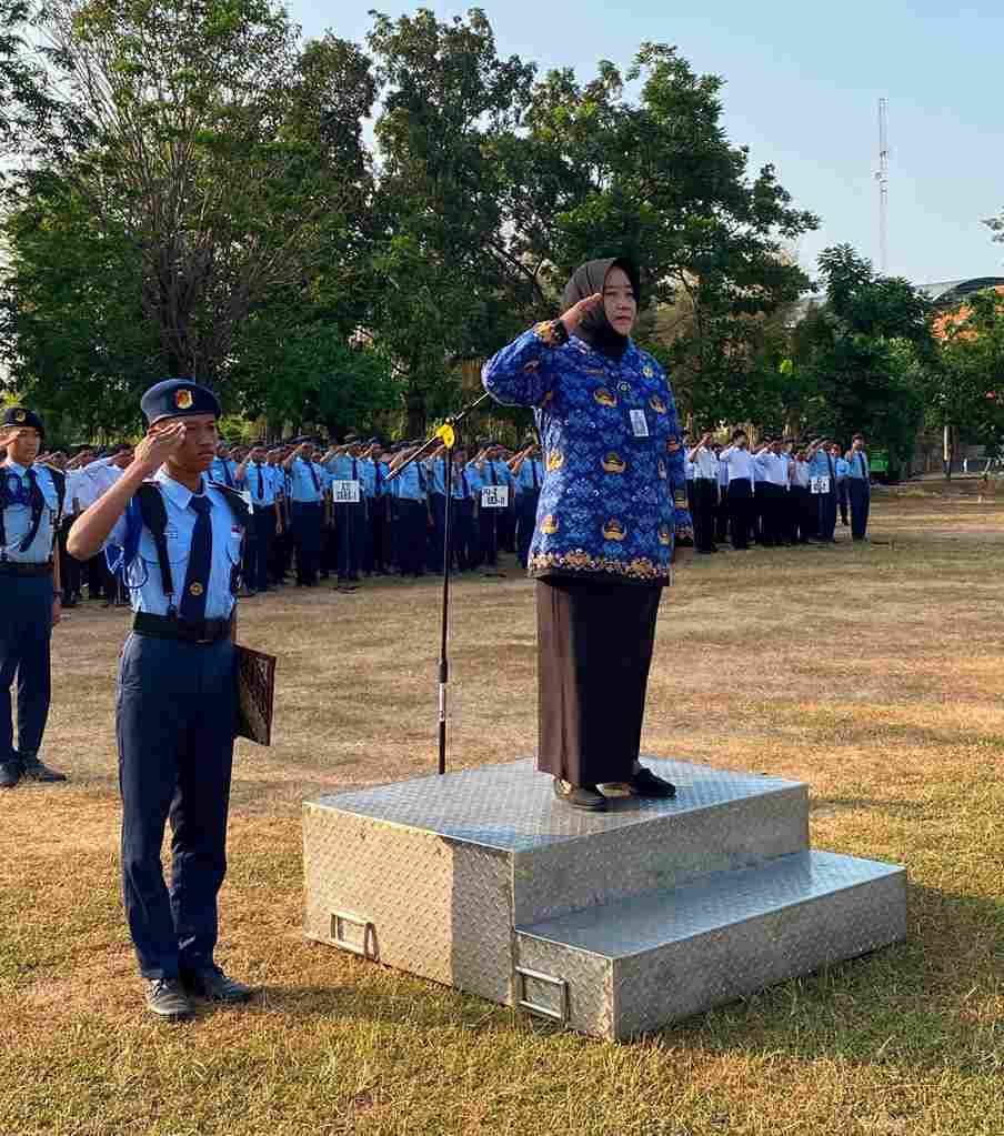 SMK Negeri 3 Buduran Gelar Upacara HUT ke-81 RI, Kobarkan Semangat Generasi Vokasi Berdaya Saing Global