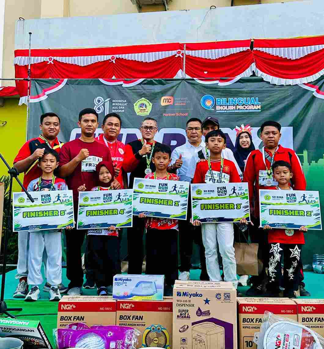 Semarak HUT ke-81 RI, SD Islam Tarbiyatul Ummah Satukan Sekolah dan Wali Murid Lewat Fun Run