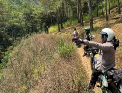 Antisipasi Kebakaran Hutan Kapolsek Dau Polres Malang Telusuri Kawasan Rawan Kebakaran di Tiga Desa