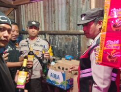 Cegah Gangguan Kamtibmas1.770 Botol Miras Ilegal Diamankan Polres Malang