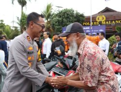 Sebanyak 11 Unit Sepeda Motor Korban Curanmor Berhasil Dikembalikan Polres Malang Kepemiliknya