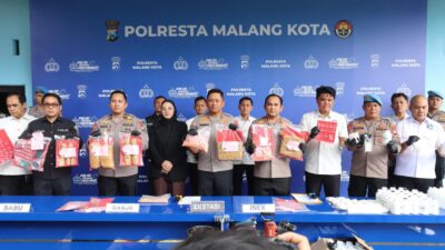 Polresta Malang Kota Selamatkan 60 Ribu Jiwa Lebih Hasil Ungkap Kasus Narkoba