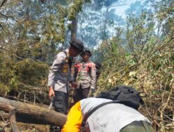 Karhutla Gunung Arjuno, Polres Malang Bersama Tim Gabungan Bantu Pemadaman