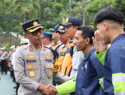Polres Malang Ajak Ojol Sebarkan Pesan Keselamatan Ditengah Giat Operasi Patuh Semeru 2026