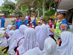 Satlantas Polres Malang Ajak Pelajar SD hingga SMK Tertib Berlalu Lintas