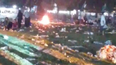 DLH Bondowoso Kerahkan 35 Petugas, Angkut 3 Ton Sampah Usai Pengajian Akbar Gus Iqdam